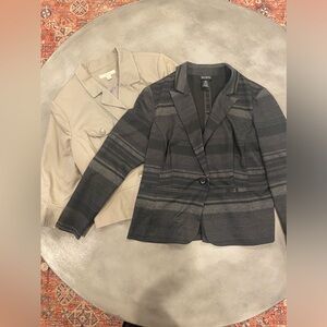 Bundle of 2 women’s blazers both size large.